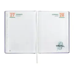 Eastpak Diario Datato 13 Mesi Medium Lilac - diari