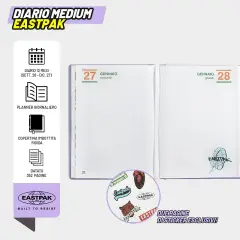 Eastpak Diario Datato 13 Mesi Medium Lilac - diari