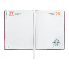 Eastpak Diario Datato 13 Mesi Medium Letterdye Pink - diari