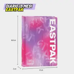 Eastpak Diario Datato 13 Mesi Medium Letterdye Pink - diari