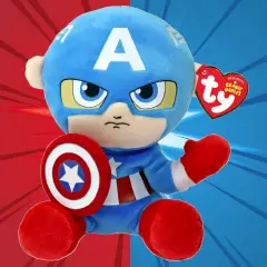 Peluche Morbido Capitan America 20 Cm - peluches 0/36 mesi
