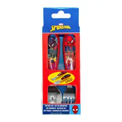 Spiderman Set 2 Posate In Acciaio - regalo e gadget valigeria
