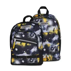 Zaino Scuola Seven Dual Detach Golden Paint 32 Litri - zaini scuola