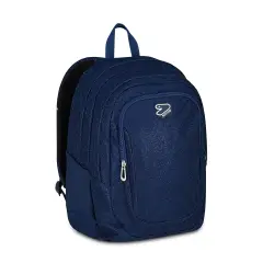 Zaino Scuola Seven Shiny Tech Blue Polite 30 Litri Tasca PC Tablet - zaini scuola