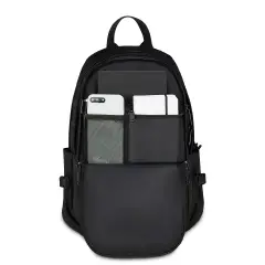 Backpack Invict-act Smart Plain Grs Jet Black - zaini scuola