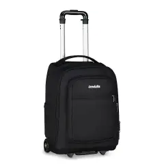 Zaino Trolley Bump Plain Grs Jet Black - zaini trolley