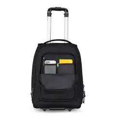 Zaino Trolley Bump Plain Grs Jet Black - zaini trolley