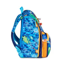 Zaino Scuola SJ Gang Joyful Pins Boy Sdoppiabile Big 24 Litri - zaini scuola