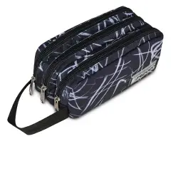 Freethink Boy Bustina 3 Zip Pirate Black - bauletti tombolini bustine