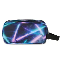 Freethink Girl Bustina 3 Zip Royal Violet - bauletti tombolini bustine