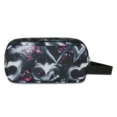 Freethink Girl Bustina 3 Zip Jet Black - bauletti tombolini bustine