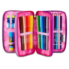 Astuccio 3 Zip Seven Buzzy Note Girl 45pz - astucci colori