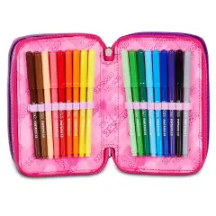 Astuccio 3 Zip Seven Buzzy Note Girl 45pz - astucci colori