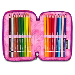 Astuccio 3 Zip Seven Buzzy Note Girl 45pz - astucci colori