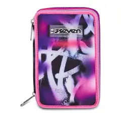 Astuccio 3 Zip Seven Buzzy Note Girl 45pz - astucci colori