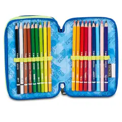 Astuccio 3 Zip Seven Electricvibe Boy 45pz - astucci colori