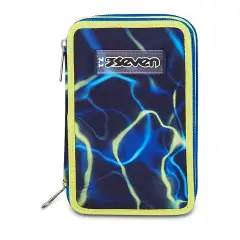 Astuccio 3 Zip Seven Electricvibe Boy 45pz - astucci colori