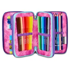 Astuccio 3 Zip Seven Lovepass 45pz - astucci colori