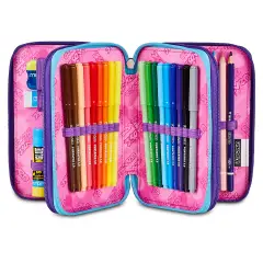Astuccio 3 Zip Seven Pink Fusion 45pz - astucci colori