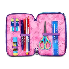 Astuccio 3 Zip Seven Pink Fusion 45pz - astucci colori