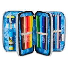 Astuccio 3 Zip Seven Plumpy Line Boy 45pz - astucci colori