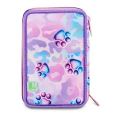 Astuccio 3 Zip SJ Gang Glowcat 3D Completo 45 Pezzi - astucci colori