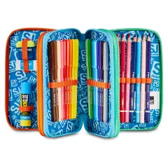 Astuccio 3 Zip SJ Gang Space Ride 3D Completo 45 Pezzi - astucci colori