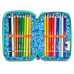 Astuccio 3 Zip SJ Gang Space Ride 3D Completo 45 Pezzi - astucci colori