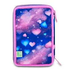Astuccio 3 Zip SJ Gang Pixie Unicorn 3D 45 Pezzi - astucci colori