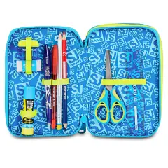 Astuccio 3 Zip SJ Gang Glowgame 3D 45 Pezzi - astucci colori