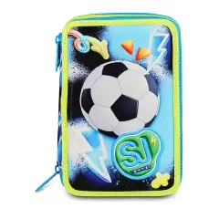 Astuccio 3 Zip SJ Gang Glowgame 3D 45 Pezzi - astucci colori