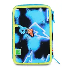 Astuccio 3 Zip SJ Gang Glowgame 3D 45 Pezzi - astucci colori