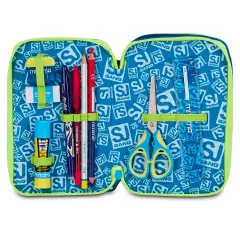 Astuccio 3 Zip SJ Gang Soft Pouch Boy 45 Pezzi - astucci colori