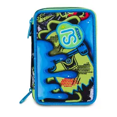 Astuccio 3 Zip SJ Gang Soft Pouch Boy 45 Pezzi - astucci colori