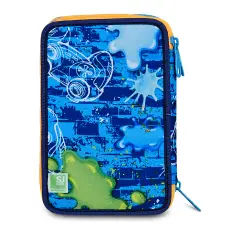Astuccio 3 Zip SJ Gang Joyful Pins Boy 45 Pezzi - astucci colori