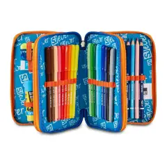 Astuccio 3 Zip SJ Gang Ever High Flames 45 Pezzi - astucci colori