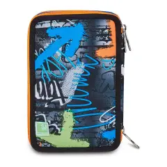 Astuccio 3 Zip SJ Gang Ever High Flames 45 Pezzi - astucci colori