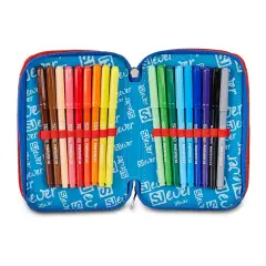 Astuccio 3 Zip SJ Gang Ever Fluid Game 45 Pezzi - astucci colori