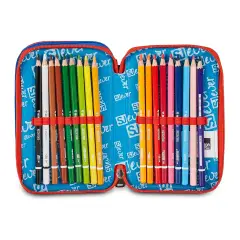 Astuccio 3 Zip SJ Gang Ever Fluid Game 45 Pezzi - astucci colori