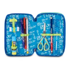 Astuccio 3 Zip SJ Gang Ever Cloudy Blue 45 Pezzi - astucci colori