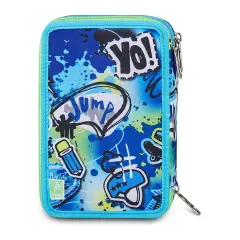 Astuccio 3 Zip SJ Gang Ever Cloudy Blue 45 Pezzi - astucci colori