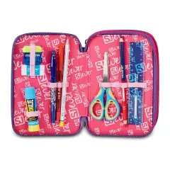 Astuccio 3 Zip SJ Gang Ever Multiviolet 45 Pezzi - astucci colori