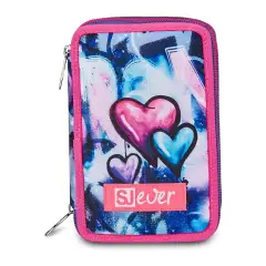 Astuccio 3 Zip SJ Gang Ever Multiviolet 45 Pezzi - astucci colori