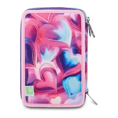Astuccio 3 Zip SJ Gang Ever Pink Beat 45 Pezzi - astucci colori