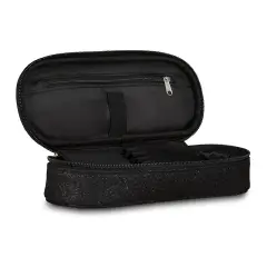 Portapenne Seven Shiny Tech Round Plus Jet Black - bauletti tombolini bustine
