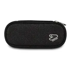 Portapenne Seven Shiny Tech Round Plus Jet Black - bauletti tombolini bustine