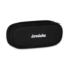 Pencil Bag Lip Plain Grs Jet Black - bauletti tombolini bustine