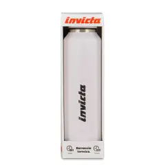 Borraccia Invicta Slim Acciaio Inox 480ml Bianca - regalo e gadget valigeria