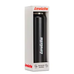 Borraccia Invicta Slim Nera Acciaio Inox 480ml - regalo e gadget valigeria
