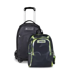 Shadows Of Color Zaino 43 Litri con Trolley Jack 8wd Detach Lime Punch - zaini trolley